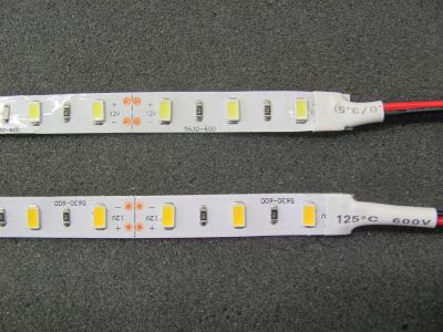 LED pásek 12V čistá bílá 12W/m 5630 bez krytí