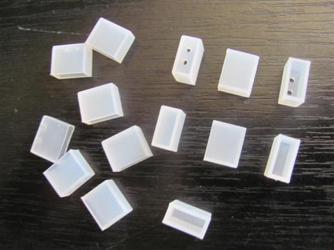 silikonová koncovka silikonové trubky11x3, 2otvory