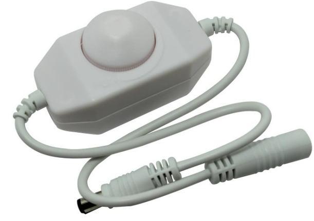 Stmívač pro LED pásky, 1 kanál, typ L bílý