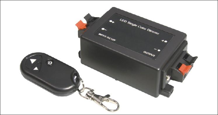 Dálkový stmívač/vypínač klíčenka pro LED, 1 kanál