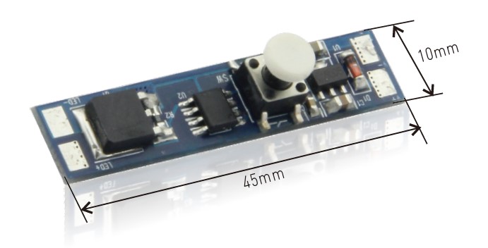 Spínač/stmívač mechanický do profilu QBS011