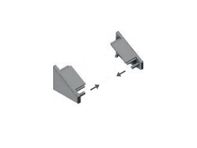 Koncovka pro W60 - pár, plast