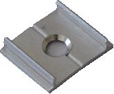 Univerzální úchytka lišty W11, W12, W60 - hliník