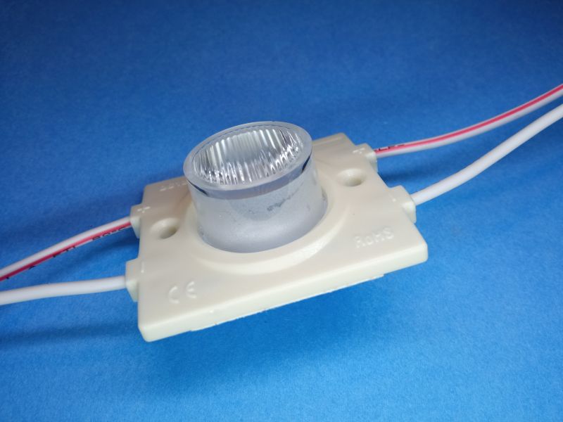 LED modul 3535,bílá 4~4500K,DC12V,2.8W,IP65,15x60°