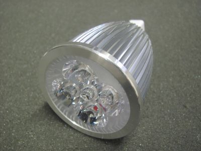 LED bodová žárovka, patice MR16, 5W, teplá bílá