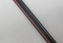 červeno-černá dvojlinka 2x0,15mm2 - metráž