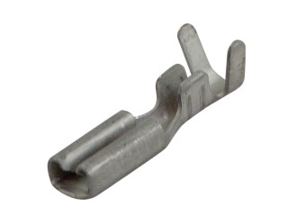 Faston 2,8x0,5mm, 0,5-1mm2 kabel, neizolovaný, cín