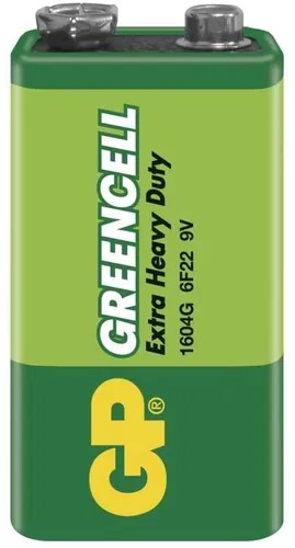 Zinkouhlíková baterie GP GreenCell 9V GP