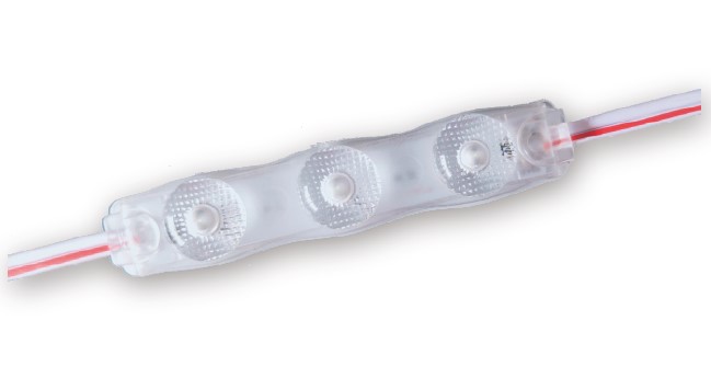 LED modul 3x3030 bílá~6500K, IP66, 12V/1W, 100lm