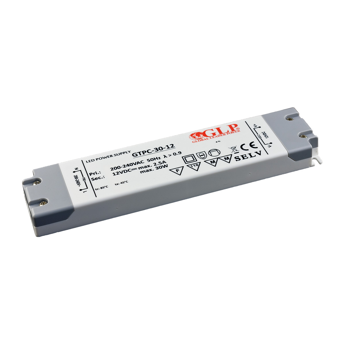 Napájecí zdroj GTPC-30-12, 12V/2,5A, GLP