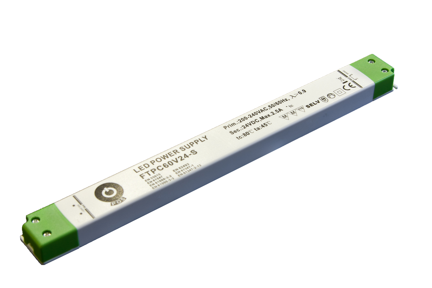 Napájecí zdroj FTPC60V12-S, 12V/5A, POS