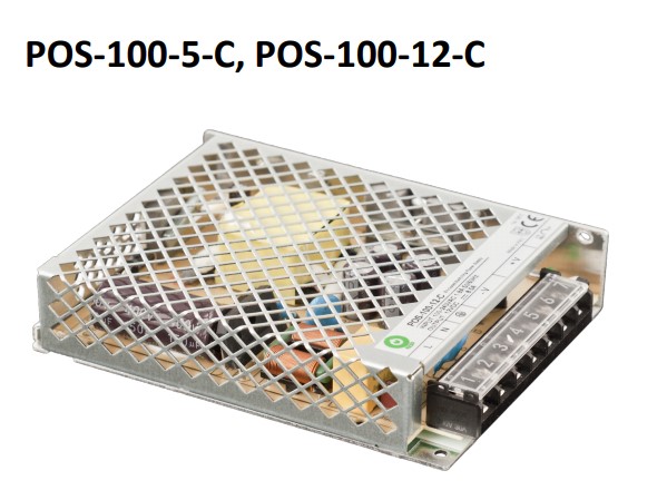 Napájecí zdroj POS-100-12-C, 12V/8,5A, 100W