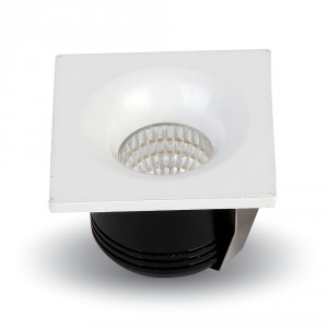 Mini LED svítidlo čtverec, teplá bílá, pevné