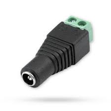 Napájecí konektor se svorkovnicí F (samice)