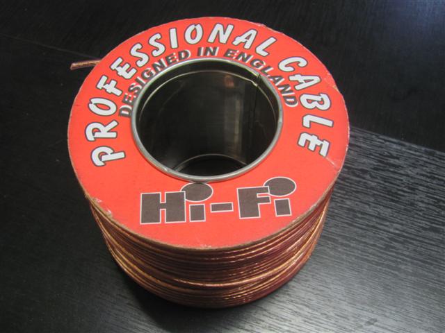 transparentní dvojlinka 2x1mm2 - metráž