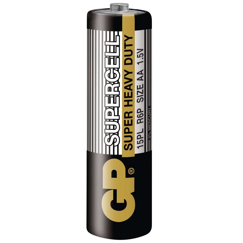 Zinkouhlíková baterie GP Supercell R6 (AA)